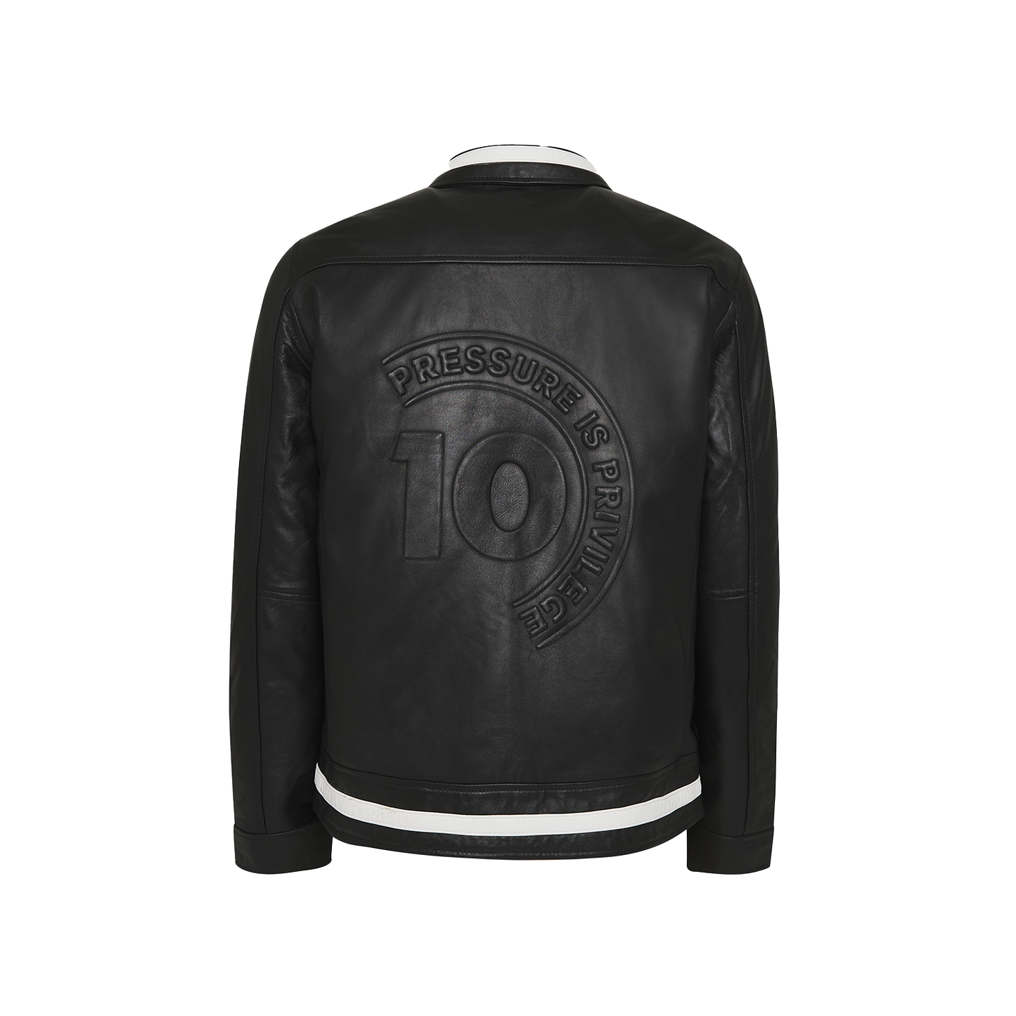 Pressure is Privilege Leather Jacket