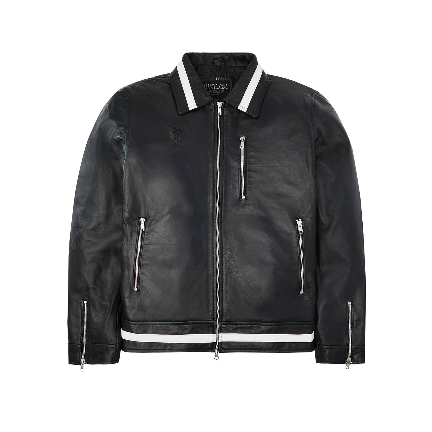 Pressure is Privilege Leather Jacket