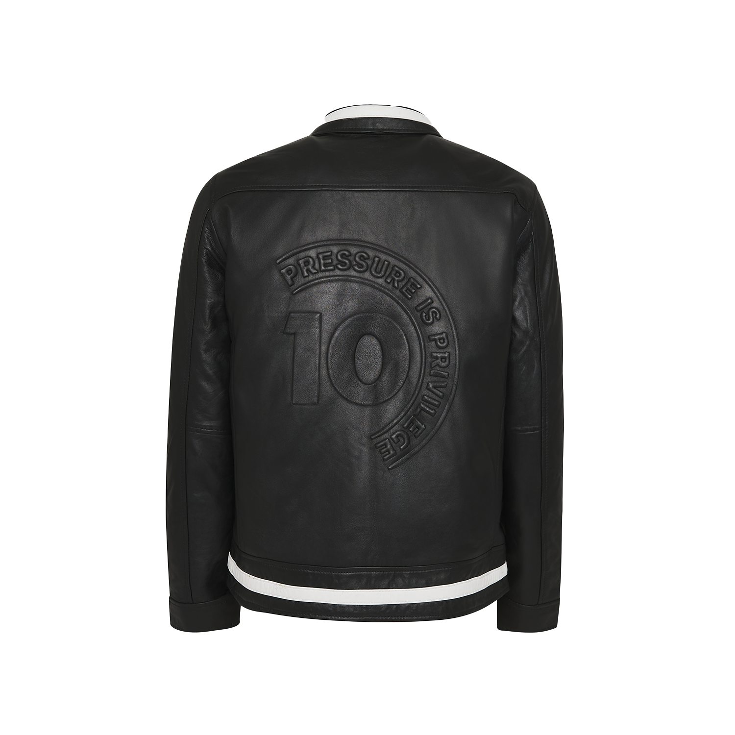 Pressure is Privilege Leather Jacket