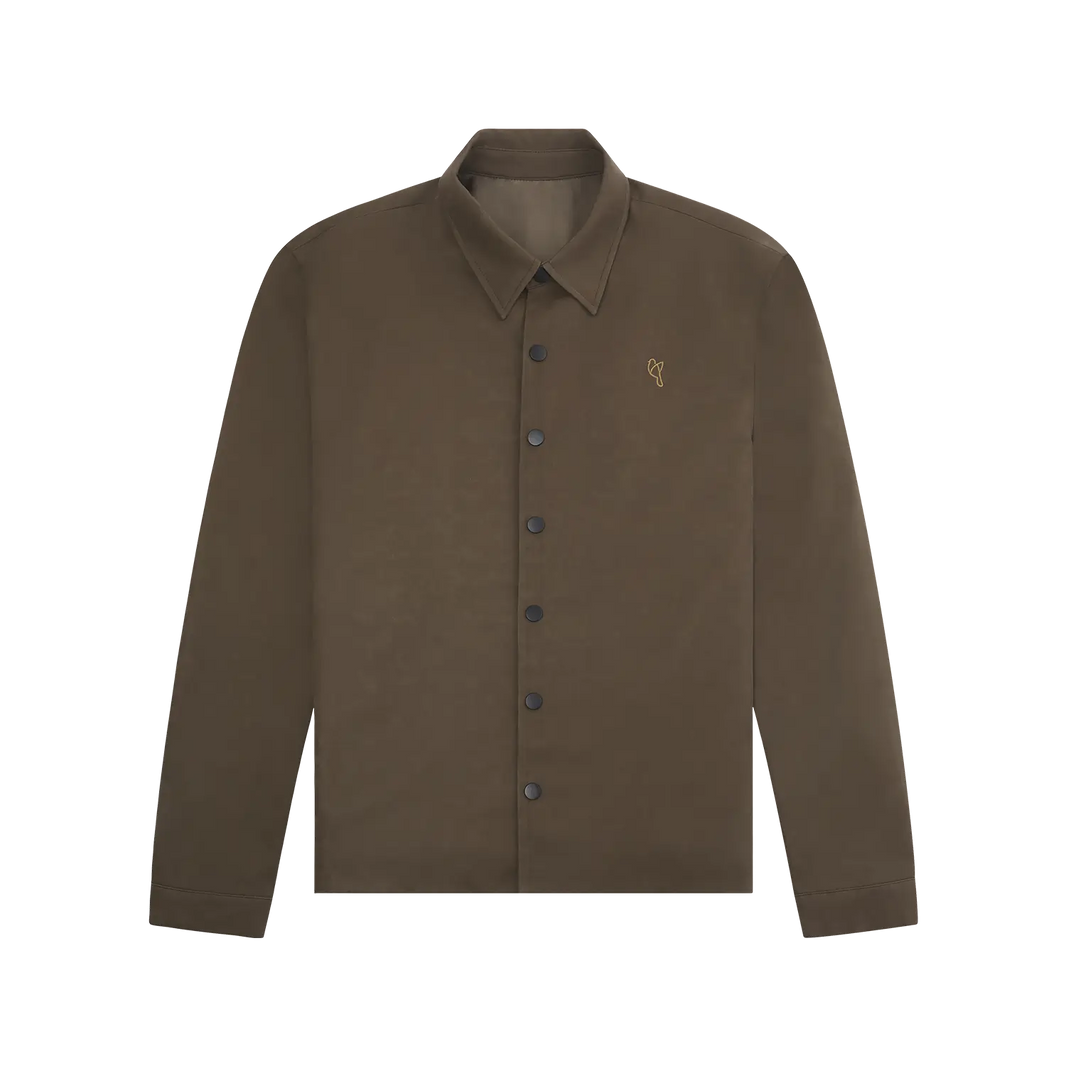 Uvolox Legacy Shirt in dark brown, front view
