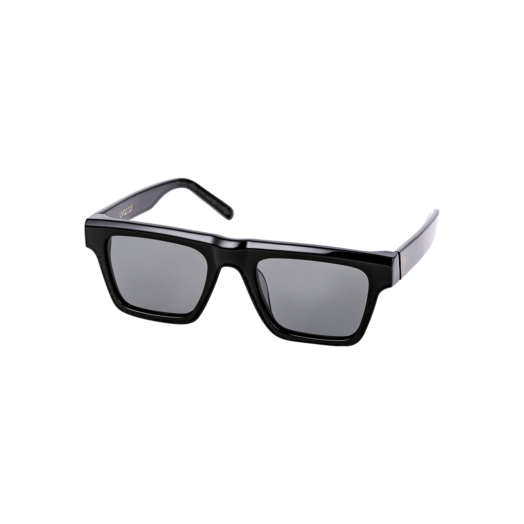 Uvolox UX Elite 007 sunglasses in black, front view